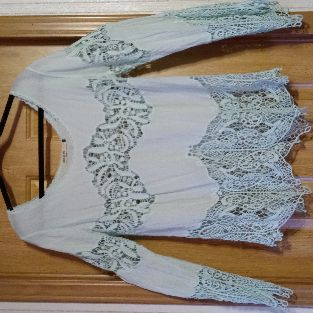 ❤️ Long sleeve crochet Top. Size S/M. - Picture 3 of 7